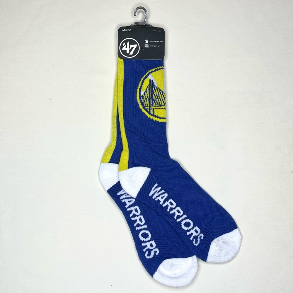 Golden State Warriors crew socks